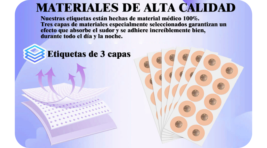 TIRAS MAGNETICAS - Respira Profundo - KIT 4 TIRAS + 15 PARCHES