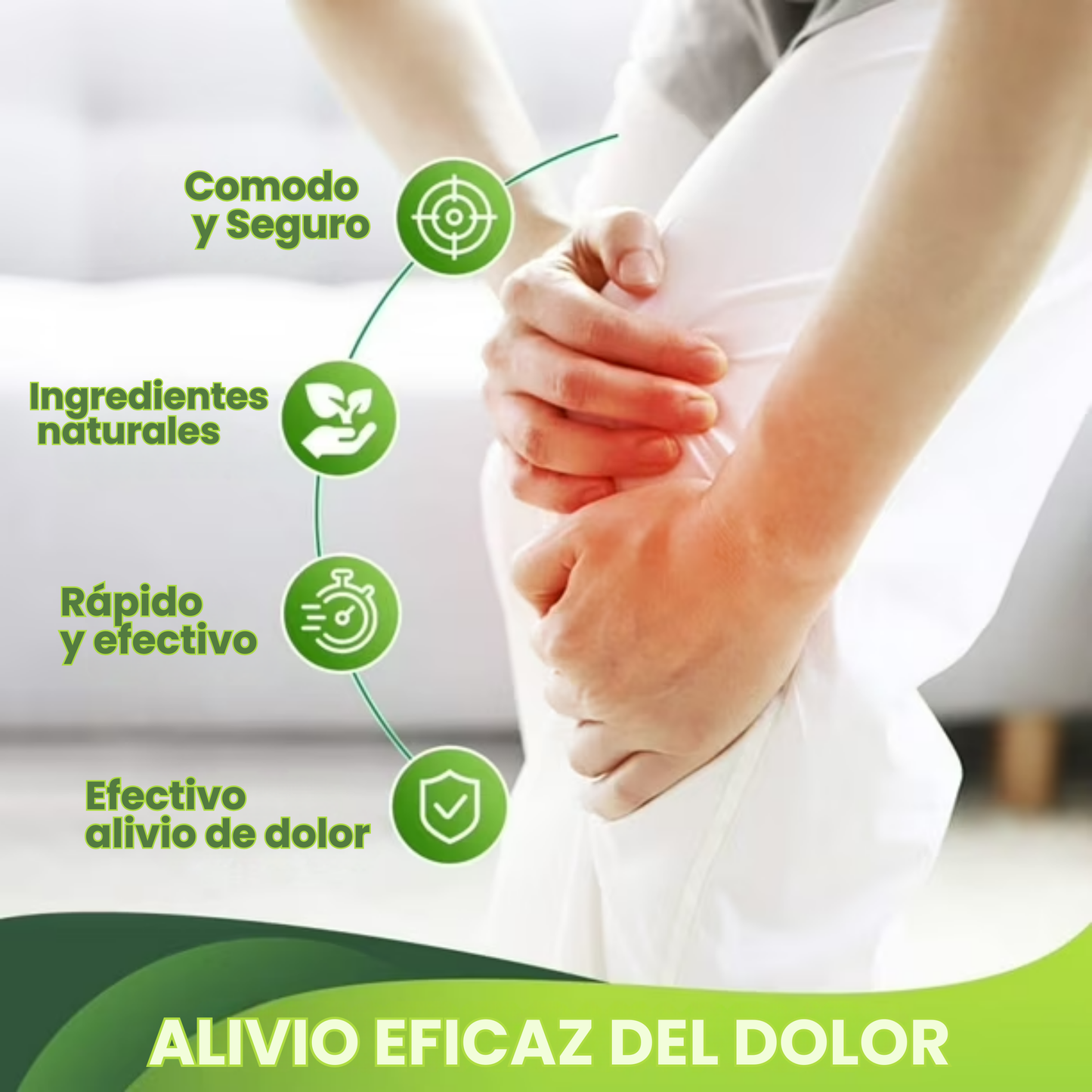 🩹 Parches Naturales para Rodillas – Alivio del Dolor e Inflamación de Forma Rápida y Segura