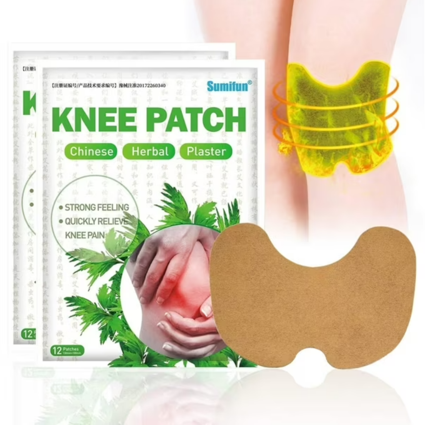 🩹 Parches Naturales para Rodillas – Alivio del Dolor e Inflamación de Forma Rápida y Segura