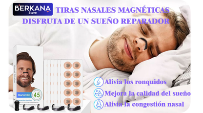 TIRAS MAGNETICAS - Respira Profundo - KIT 4 TIRAS + 15 PARCHES